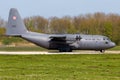 Polish Air Force Lockheed C-130E Hercules transport airplane