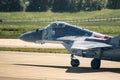 Polish Air Force MiG-29 Fulcrum departing Berlin-SChonefeld Airport. Berlin, Germany - June 2, 2016