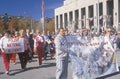 Polish American marchers participating in Veterans Day Parade, St. Louis, Missouri