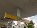Polish Bielaszka petrol station selling cheap petrol, gas and diesel Royalty Free Stock Photo