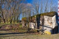 Polish bunker Wedrowiec from World War 2. Wegierska Gorka, Poland