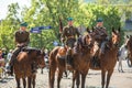 Polish cavalry during annual of Polish national and public holiday the May 3rd Constitution Day.