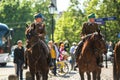 Polish cavalry during annual of Polish national and public holiday the May 3rd Constitution Day.