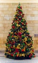 Polish Christmas Tree in Warschau Royalty Free Stock Photo