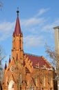 The Polish Church. Catholic Church of the assumption of the virgin Mary in the spring. Street of Sukhe-Bator 1, Irkutsk