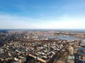 Polish city of Gdynia view from high