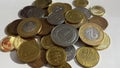 Polish coins - zloty, PLN Royalty Free Stock Photo