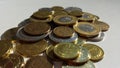 Polish coins - zloty, PLN Royalty Free Stock Photo