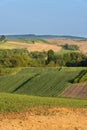 Polish countryside landscape Royalty Free Stock Photo