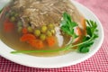 Polish cuisine: pork aspic