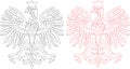 Polish eagle emblem
