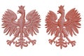 Polish eagle emblem - clay model