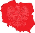 Polish eagle on Polish land
