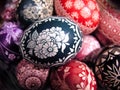 Polish easter eggs Royalty Free Stock Photo