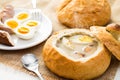 Polish Easter soup. Royalty Free Stock Photo