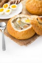 Polish Easter soup. Royalty Free Stock Photo