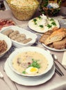 Polish easter soup Royalty Free Stock Photo