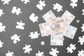 Polish financial puzzle Royalty Free Stock Photo