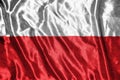 Polish flag.flag on background Royalty Free Stock Photo