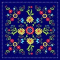 Polish folk pattern Royalty Free Stock Photo