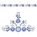 Polish folk pattern Royalty Free Stock Photo