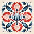 Polish Folklore Inspired Floral Pattern: Layered Illusions And Meticulous Design