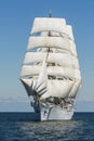 Polish fullrigger Dar Mlodziezy under sail