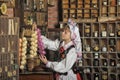 Polish girl in national costume