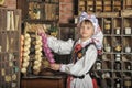 Polish girl in national costume