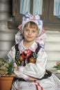 Polish girl in national costume