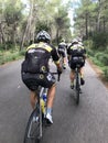 Polish cycling team training in Mallorca