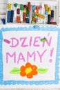 Polish happy Mother's Day card