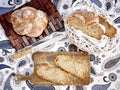 Polish homemade bread. Traditional sourdough wheat bread.