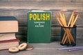 Polish language and culture concept