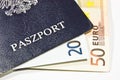 Polish passport Royalty Free Stock Photo