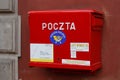 Polish postbox, close-up