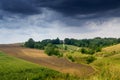 In the polish region called Ponidzie Royalty Free Stock Photo