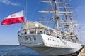 Polish Sail training ship Royalty Free Stock Photo