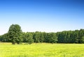 Polish spring landscape Royalty Free Stock Photo
