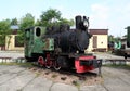 Polish steam locomotive Las47 in ChabÃÂ³wka