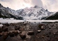 Polish Tatra mountains Morskie Oko lake Royalty Free Stock Photo