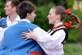 Polish traditional folk dance Royalty Free Stock Photo