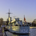 Polish warship - museum ORP Blyskawica Lightning - Gdynia, Tricity, Pomerania, Poland