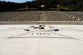 Polish WWII Cemetary - Monte Cassino - Italy Royalty Free Stock Photo