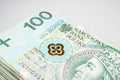 Polish zloty currency Royalty Free Stock Photo