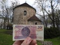 Polish zloty with Rotunda of Saint Nicolas in Cieszyn 3