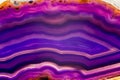 Polished Agate Stone Close Up View