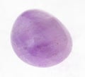 polished Amethyst (violet quartz) gemstone