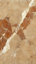 Polished Beige Breccia Marble Wall, Floor Tile Design Pattern, Rusty Structure of Colorful Stone Royalty Free Stock Photo