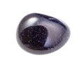 polished blue Goldstone (aventurine glass Royalty Free Stock Photo